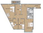 MODERNE FAMILIEN-WOHNUNG // 4 Zimmer, separate Küche, Balkon & erstklassiger Ausstattung - Grundriss WE 25