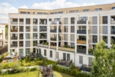 MODERN & GEMÜTLICH ZUGLEICH // 95 m² Wohntraum mit 2 Bädern & Balkon - Visualisierung Hofansicht