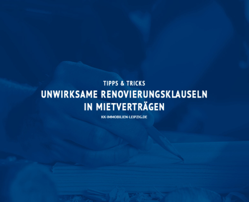 Renovierung – was kommt auf Mieter zu?